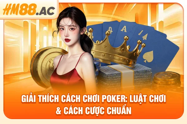 Giải Thích Cách Chơi Poker: Luật Chơi & Cách Cược Chuẩn