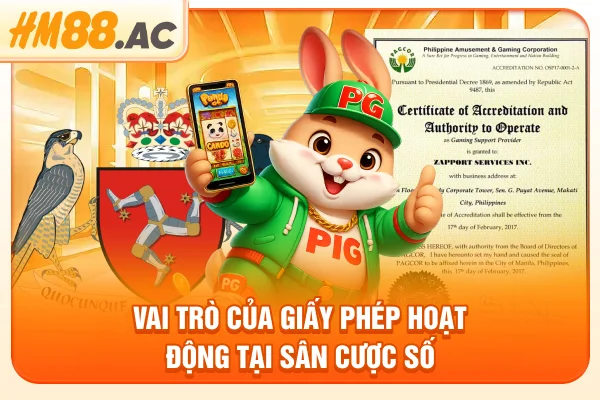 Vai trò của giấy phép hoạt động tại sân cược số